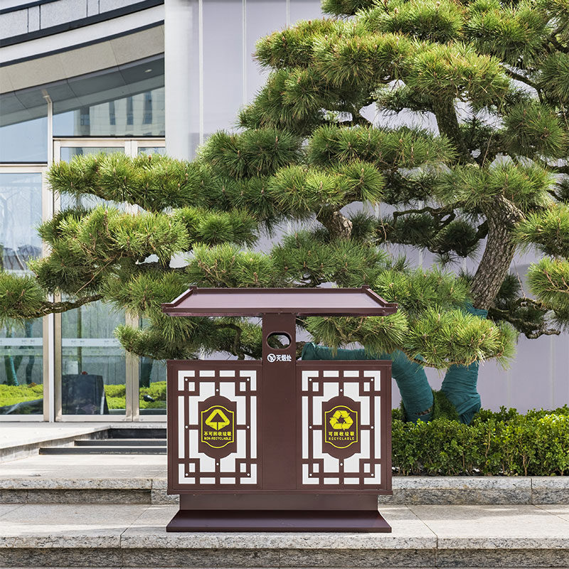 戶外垃圾桶室外景區公園果皮箱多分類公共商用環衛垃圾箱廠家定制